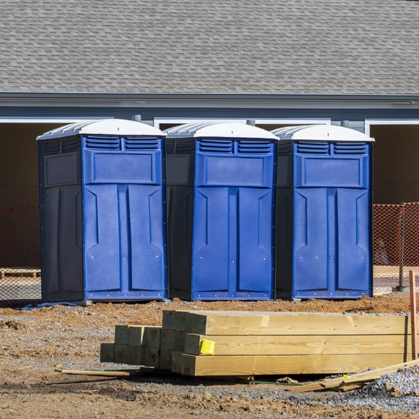 how can i report damages or issues with the portable restrooms during my rental period in Spreckels